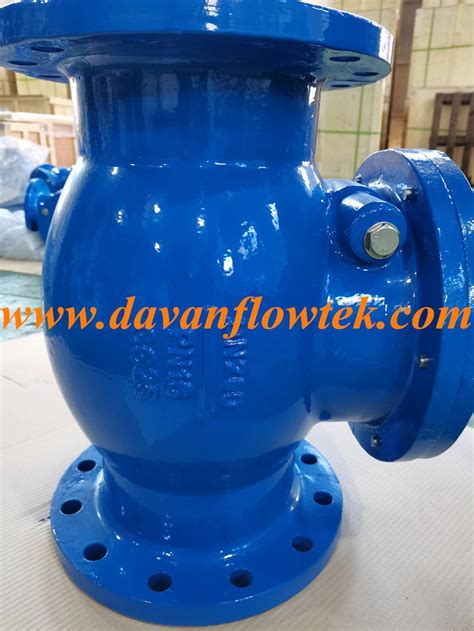 Dn Ductile Iron Din Standard Flanged Pn Non Return Water Swing