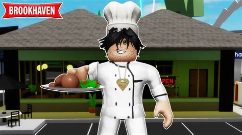 J Ai Ouvert Un Restaurant Sur Brookhaven Roblox Youtube