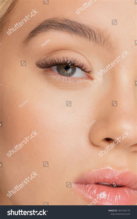 Eyelash Extension Procedure Woman Eye Long Eyelashes Images