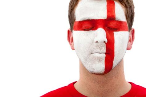 Swiss Hockey Fan In Face Paint Hockeygods