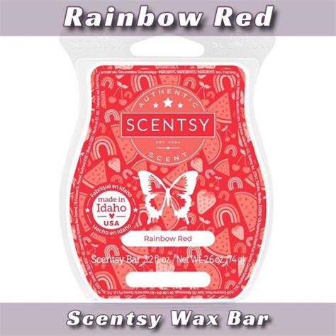 Rainbow Red Scentsy Bar Tanya Charette