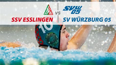 Wasserball Bundesliga M Nner Ssv Esslingen Vs Sv W Rzburg Youtube