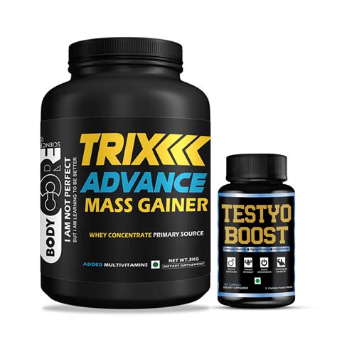 Bcs Trix Advance Mass Gainer Kg Bcs Testyo Boost Capsules