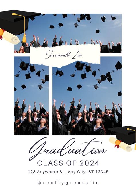 Printable Graduation Announcements Etsy