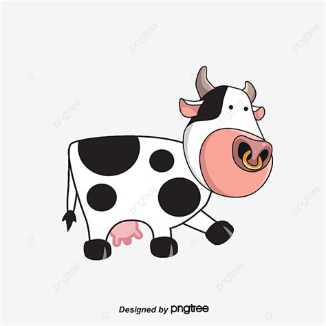 Vector De Vaca De Dibujos Animados Png Dibujos Vector De Dibujos