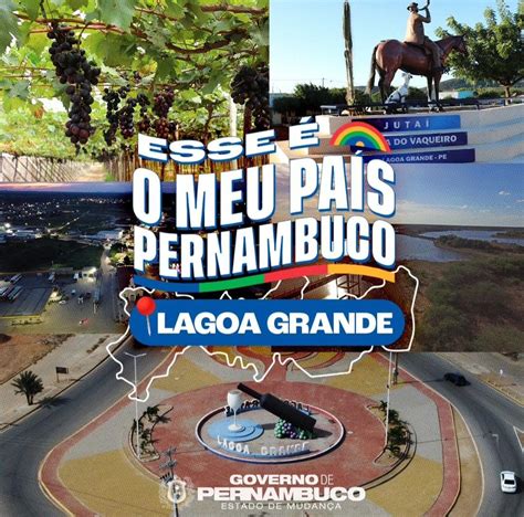 Nas redes sociais Governo de Pernambuco destaca que Lagoa Grande é a