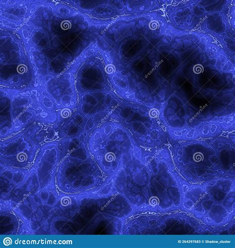 Abstract Cell of Virus or Pathogenic Bacterium Illustration Stock