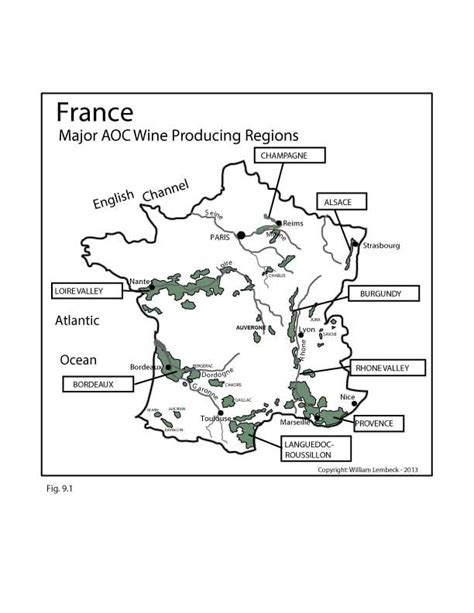 Major Wine Regions Of France