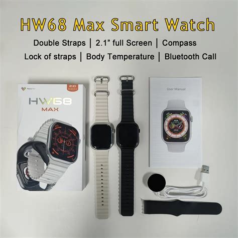 Reloj Inteligente Hw Max Con Br Jula Pantalla Completa De