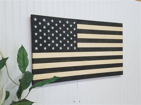 American Flag Theme Wooden Wall Mount Art Decor USA Decoractive ...