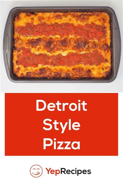 Detroit Style Pizza | Recipe | Pizza, Recipes, Pizza recipes