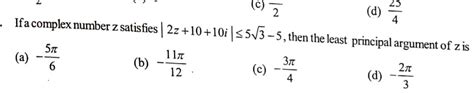 C Overline N If A Complex Number Z Satisfies Z