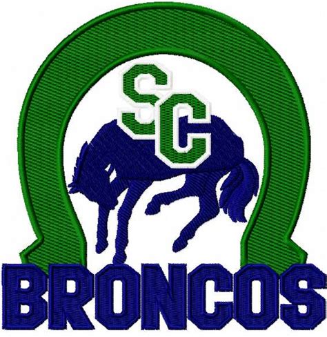 Swift Current Broncos logo embroidery design