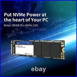 Netac SSD 500GB/1TB PCIe NVMe Gen3x4 M. 2 Solid State Drive PC/Laptop ...