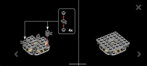 Odd to see Lego advise floating pieces for a step : r/lego