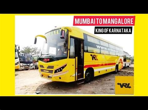 MUMBAI TO MANGLORE VIJAYANAND TRAVELS A C SLEEPER COACH BUS