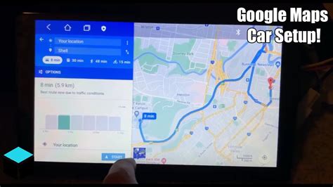 How To Google Maps Car Set Up For Android Stereo Youtube