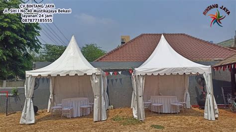 Sewa Tenda Kerucut X Kawasan Industri Mitra Karawang