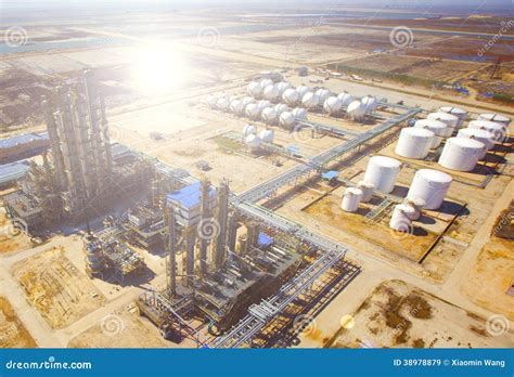 oil  gas processing plant stock image image  fuel plant