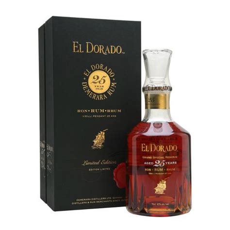 Buy El Dorado 25 Year Old Grand Special Reserve Rum 750ml Frootbat