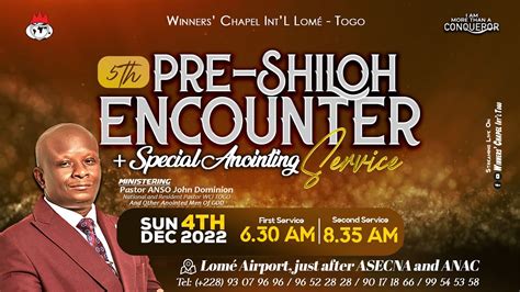 5TH PRE SHILOH ANOINTING SERVICE 4 DECEMBER 2022 5ÈME SERVICE D