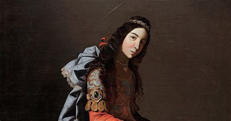 Enjoy Some Damn Fine Art Francisco De Zurbar N Saint Casilda Santa