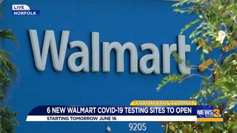 Walmart to open six new COVID-19 testing sites in Hampton Roads on June 16