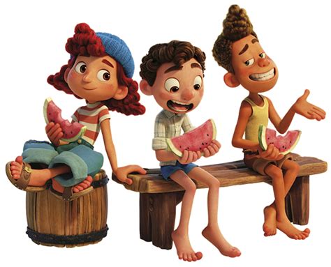 Disney Pixar Luca Png Characters Watermelon By Murilogrillo08 On Deviantart