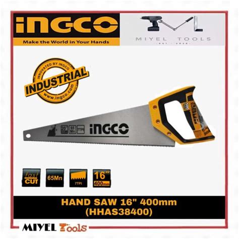 INGCO Hand Saw 16 400mm HHAS38400 Lazada PH