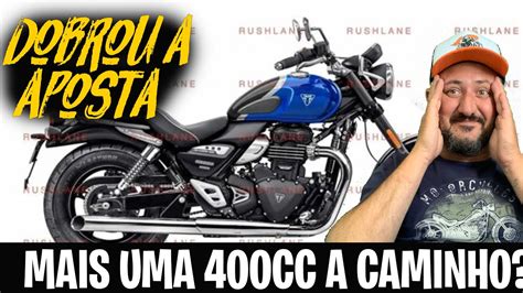 TRIUMPH DOBRA A APOSTA MAIS UMA MOTO 400cc A CAMINHO YouTube