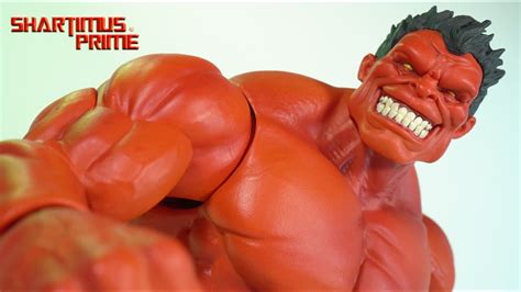 Repainted Rulk Marvel Select Red Hulk Diamond Select Toys Action