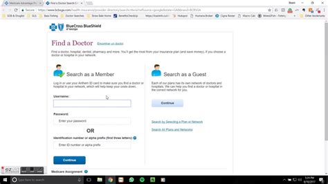 Step By Step How To Provider Search Bluecross Blueshield Medicare