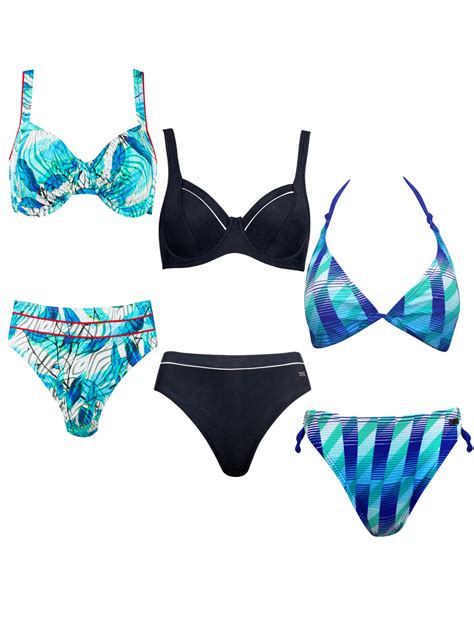 Naturana Naturana ASSORTED Plain Printed Bikini Sets Size