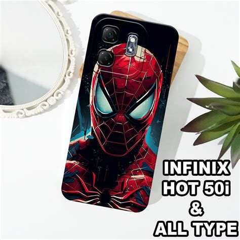 Jual G Softcase Infinix Hot I Terbaru Bahan Karet Lentur Motif Spiderman