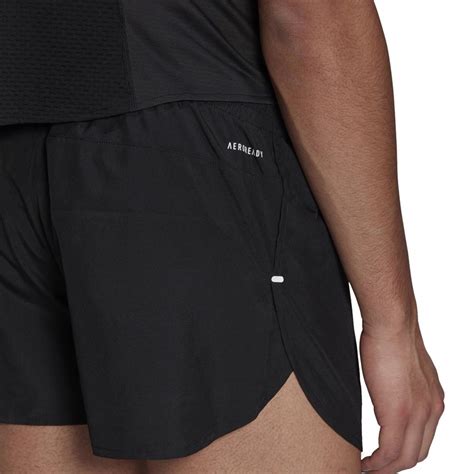 Buy Adidas Mens Fast Split Adizero Running Shorts Black