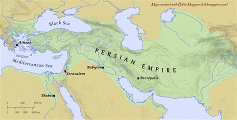 Persian Empire Timeline Map