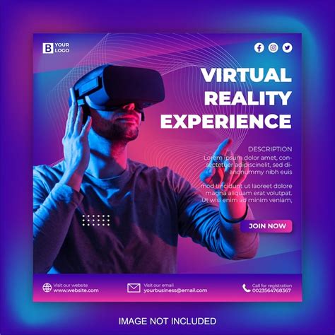 Premium Vector Virtual Reality Social Media Post