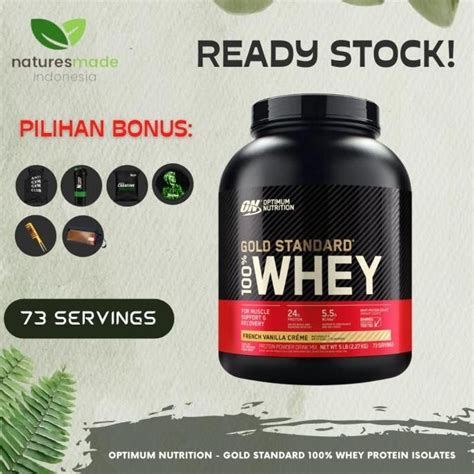 Jual On Optimum Nutrition Gold Standard 100 Whey Protein Isolates