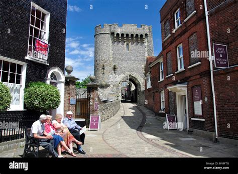 The Norman Gatehouse Barbican Lewes Castle Gardens Lewes High