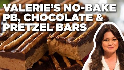 Valerie Bertinelli S No Bake Pb Chocolate And Pretzel Bars Valerie S Home Cooking Food