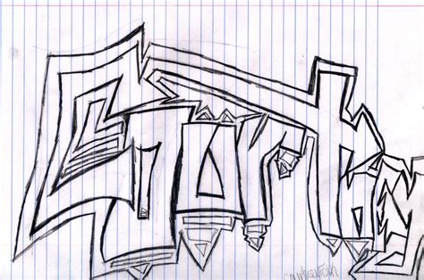 my name in graffiti again by court1206 on DeviantArt