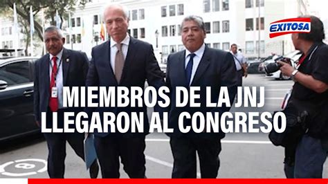 🔴🔵 Miembros De La Jnj Llegaron Al Congreso Para Ejercer Su Defensa Ante