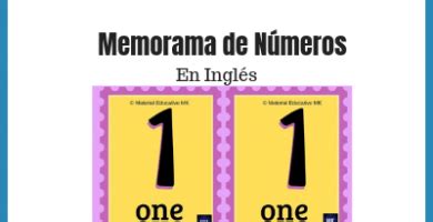 Memoramas En Ingl S Para Imprimirgratis Y En Pdf