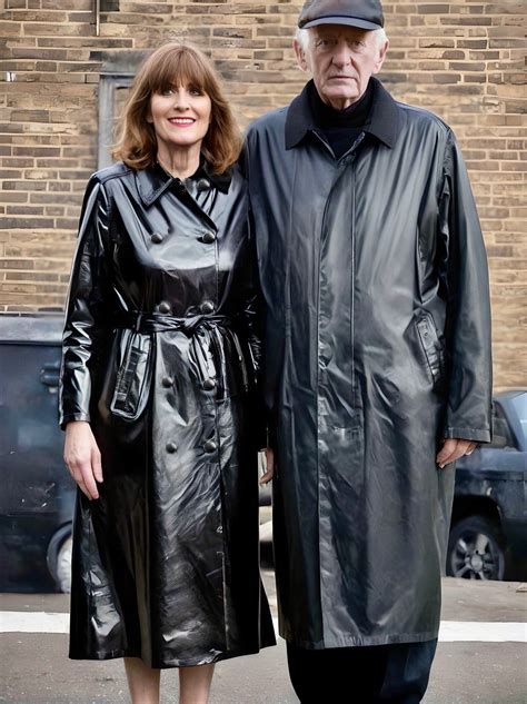 The Raincoat Couple Rubber Mackintoshes Suzie Milne Flickr