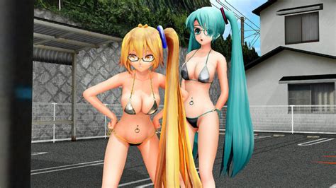 【mmdセクシー静画祭2023】andメガネの日andとりぷるテールの日 Tc205 さんのイラスト ニコニコ静画 イラスト