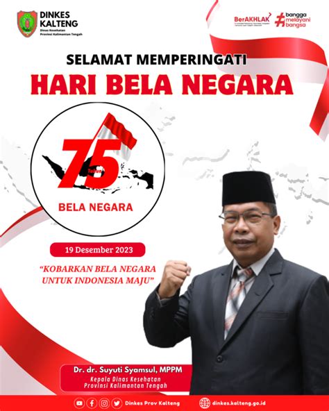 Selamat Hari Bela Negara Ke 75 Tahun Dinkes Kalteng