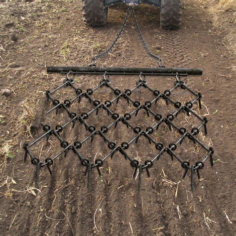 Heavy Duty Drag Harrow 4 W X 4 L 3 8in Tines For Lawn Leveling Atv Utvs Tractors Ebay