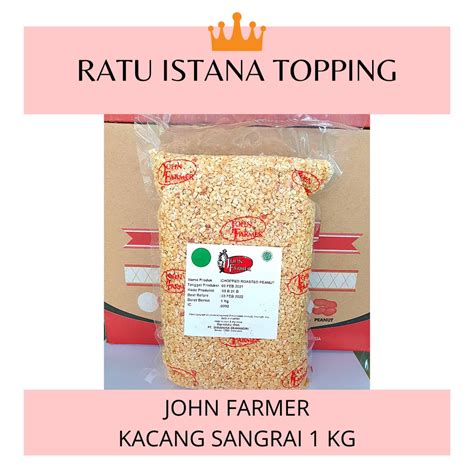 Jual Kacang Sangrai John Farmer Kg Topping Donat Kacang Cincang