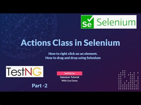 How To Perform Drag And Drop In Selenium Webdriver How To Right