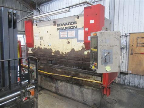 Used Edwards Pearson Pr Ton Cnc Hydraulic Pressbrake For Sale